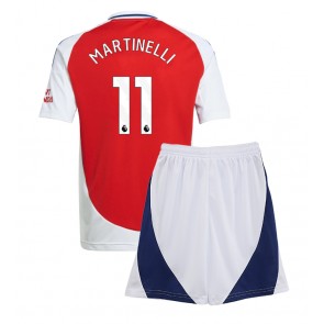 Arsenal Gabriel Martinelli #11 Hemmakläder Barn 2024-25 Kortärmad (+ Korta byxor)